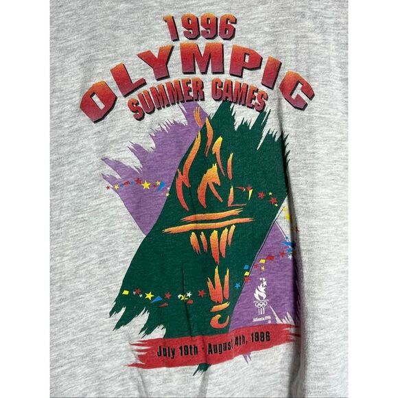 Vintage 90s Champion 1996 Olympic Summer Games Tee - Picture 2 of 5